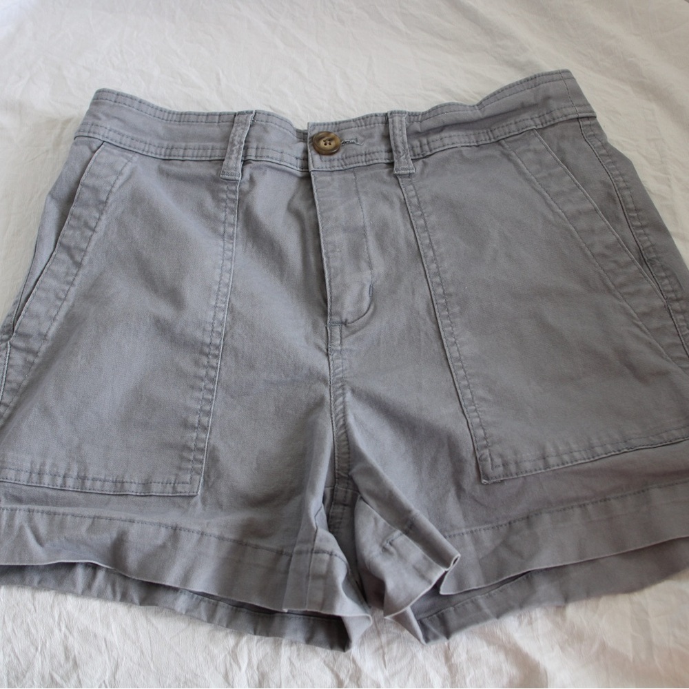 A New Day Gray Cargo Shorts with Relaxed Fit